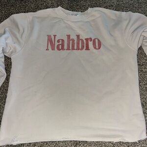BACON LETTUCE TOMATO nahbro sweatshirt in tan small/medium